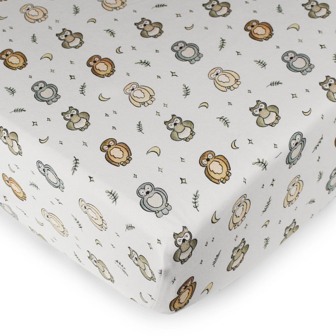 ORGANIC CRIB SHEET - OWL HOO?