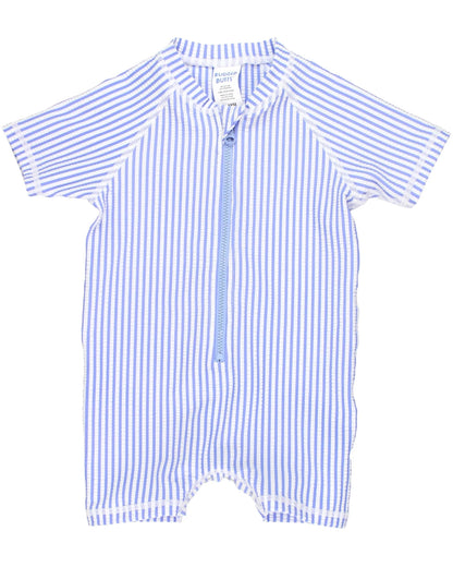 BLUE STRIPE ONE PIECE RASH GUARD