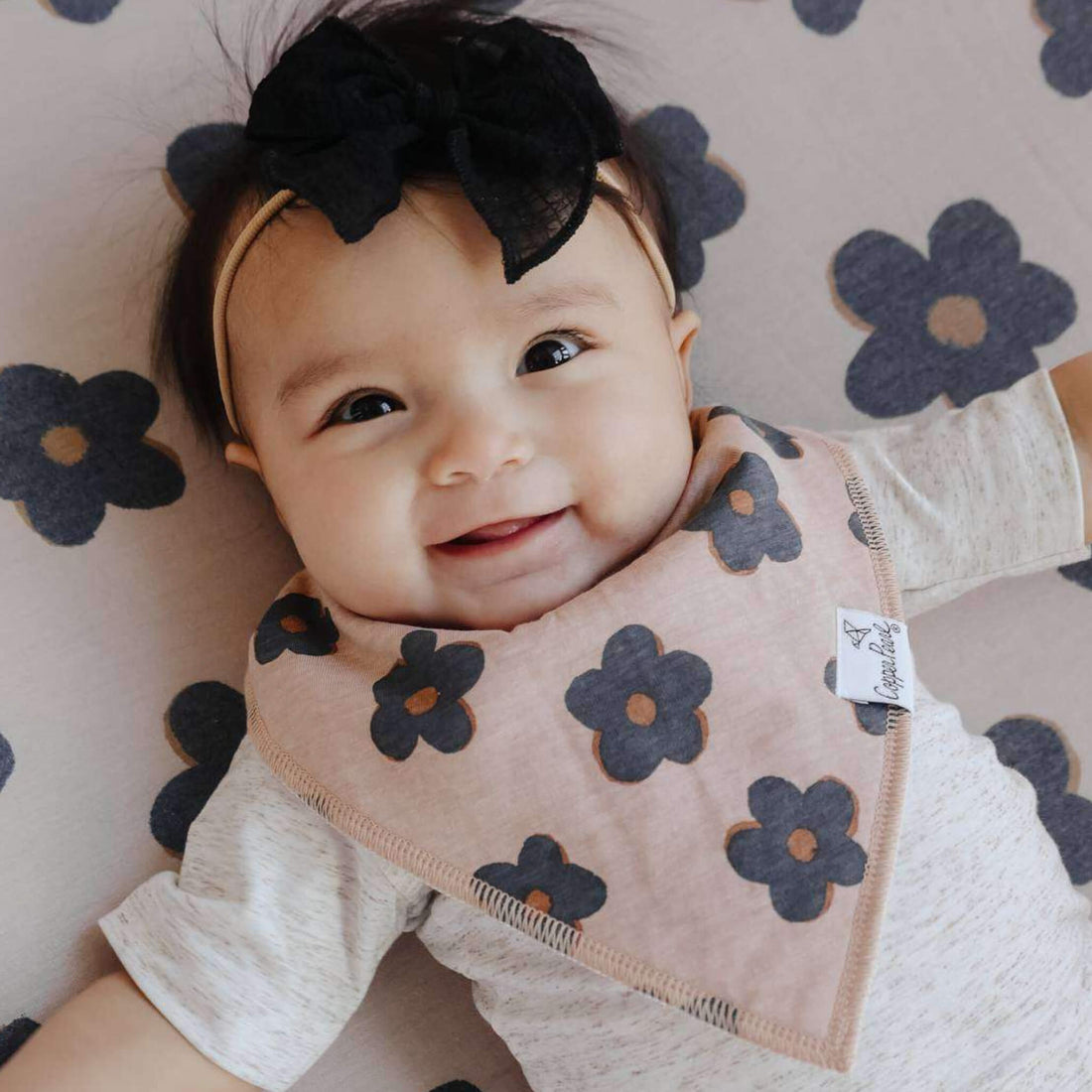BABY BANDANA BIBS - GEMMA IN TAN