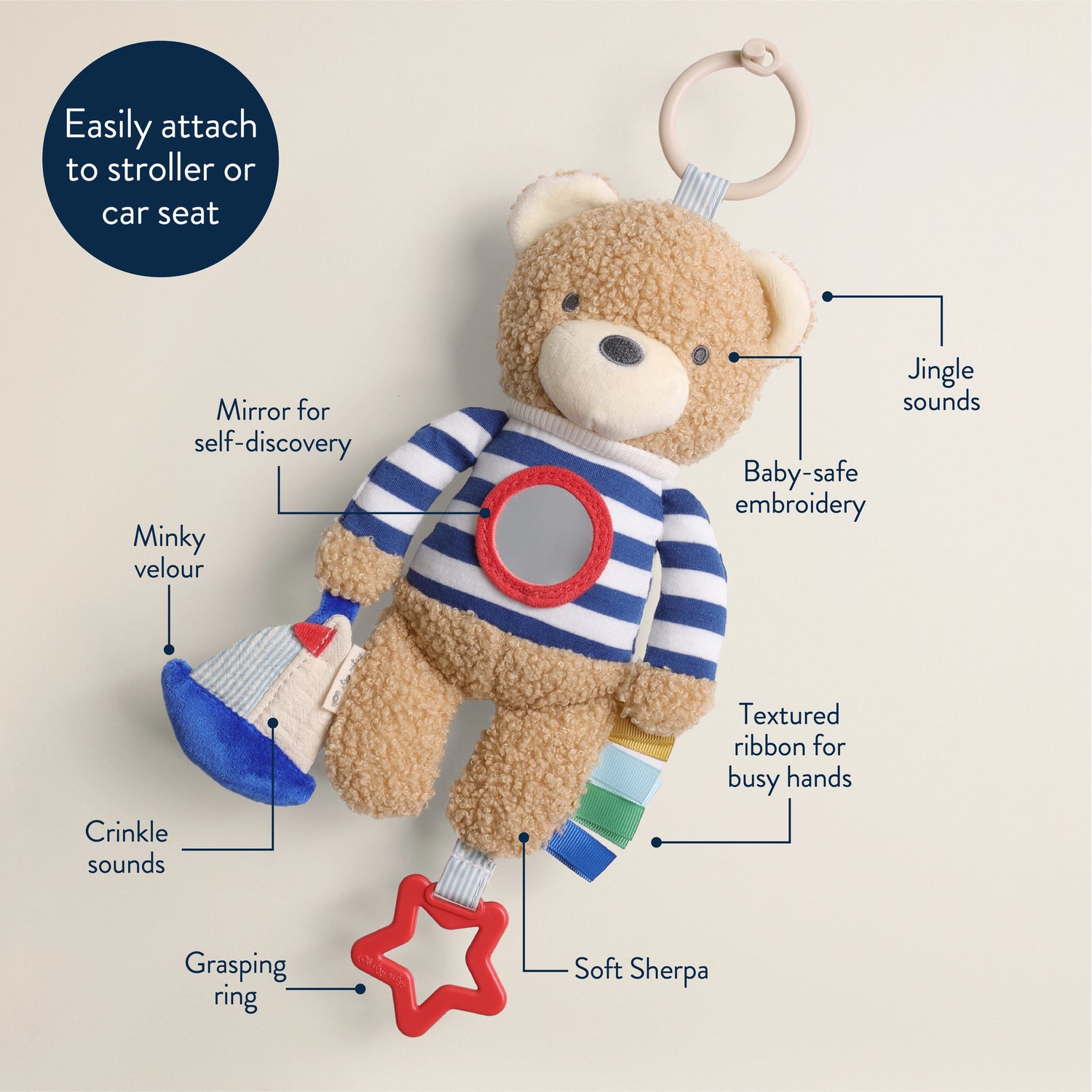 BITZY TRAVELER - BEAR