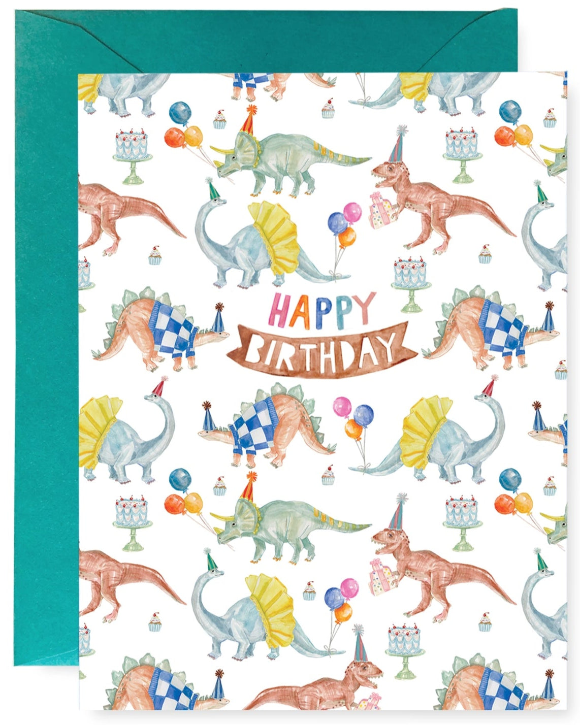 DINO BDAY BOY - CARD