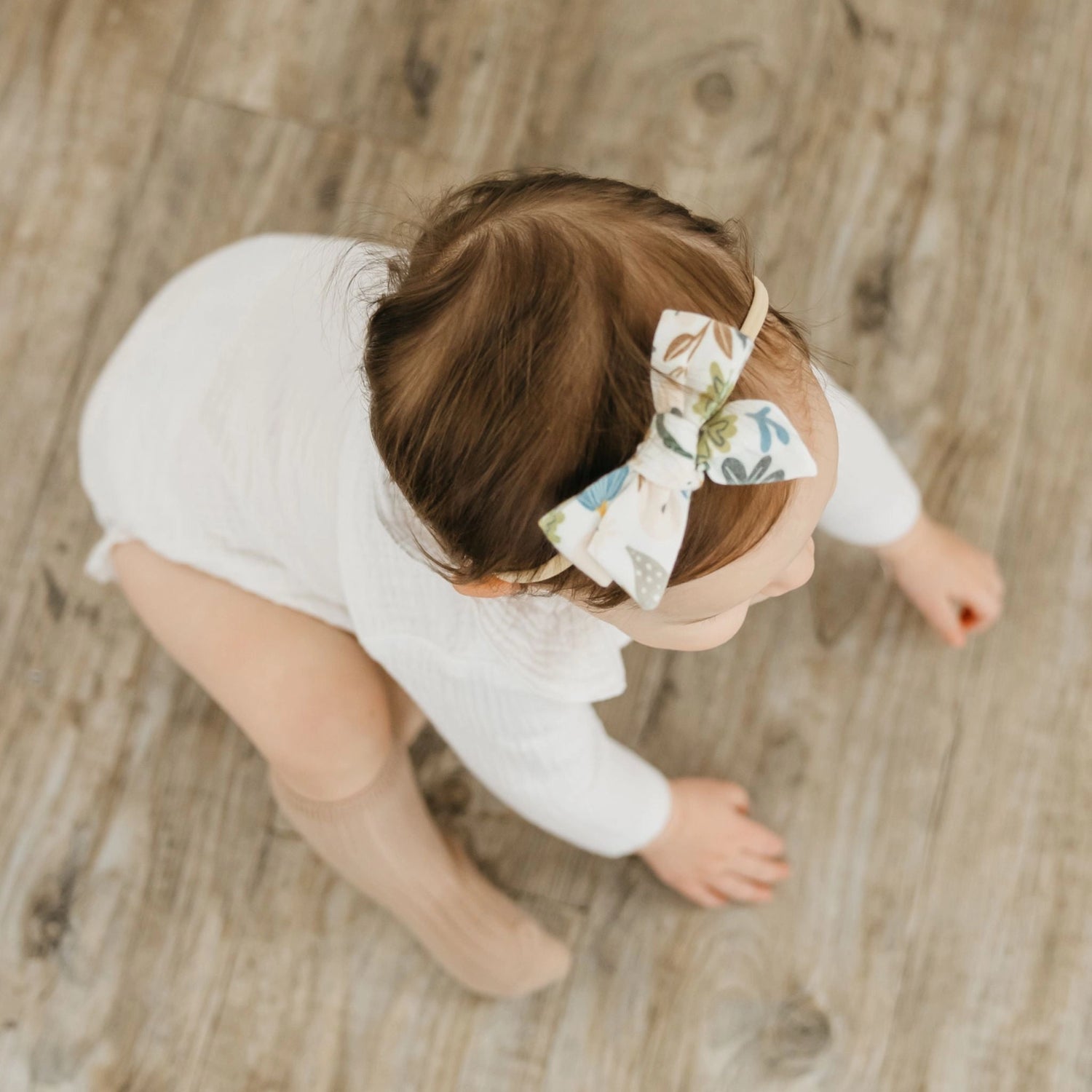 CLASSIC BABY BOW - OLIVE