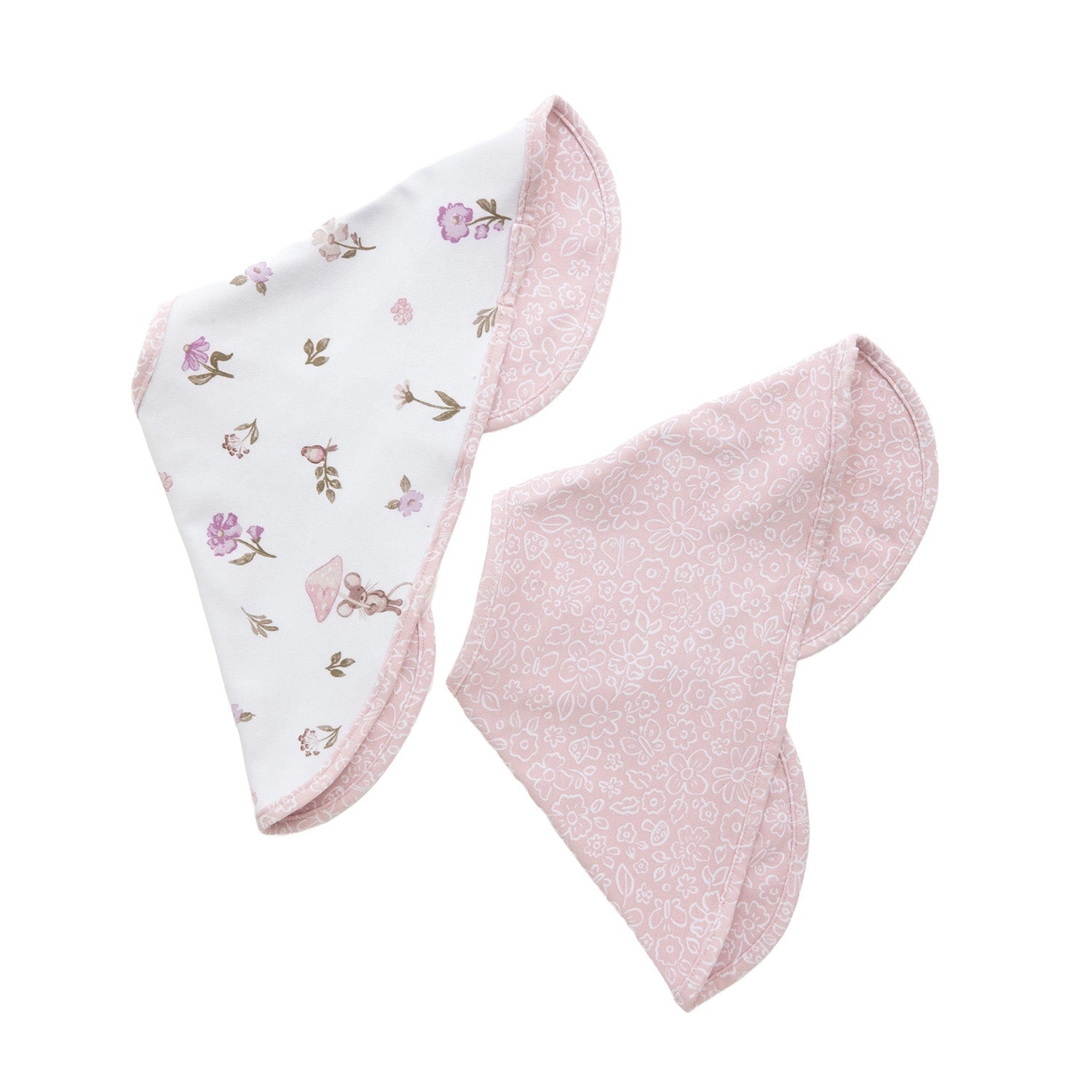 MUSHROOM HOUSE BURP CLOTH - 2 PACK