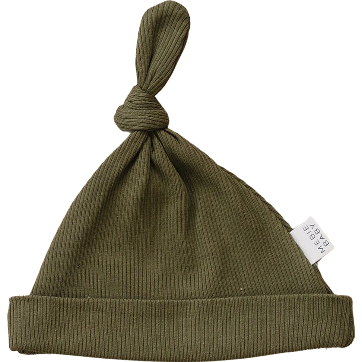 WINTER GREEN NEWBORN KNOT HAT