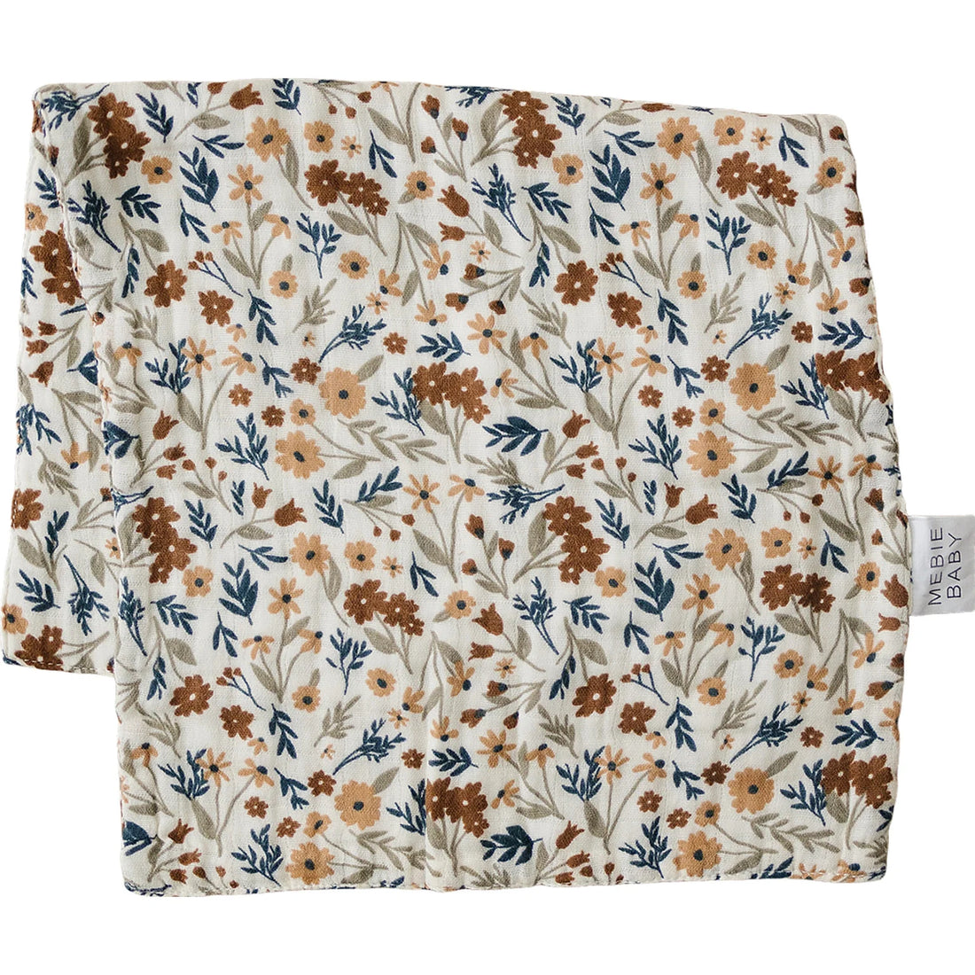 HARVEST FLORAL MUSLIN BURP CLOTH