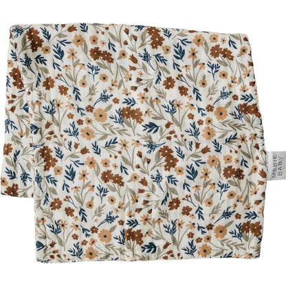 HARVEST FLORAL MUSLIN BURP CLOTH