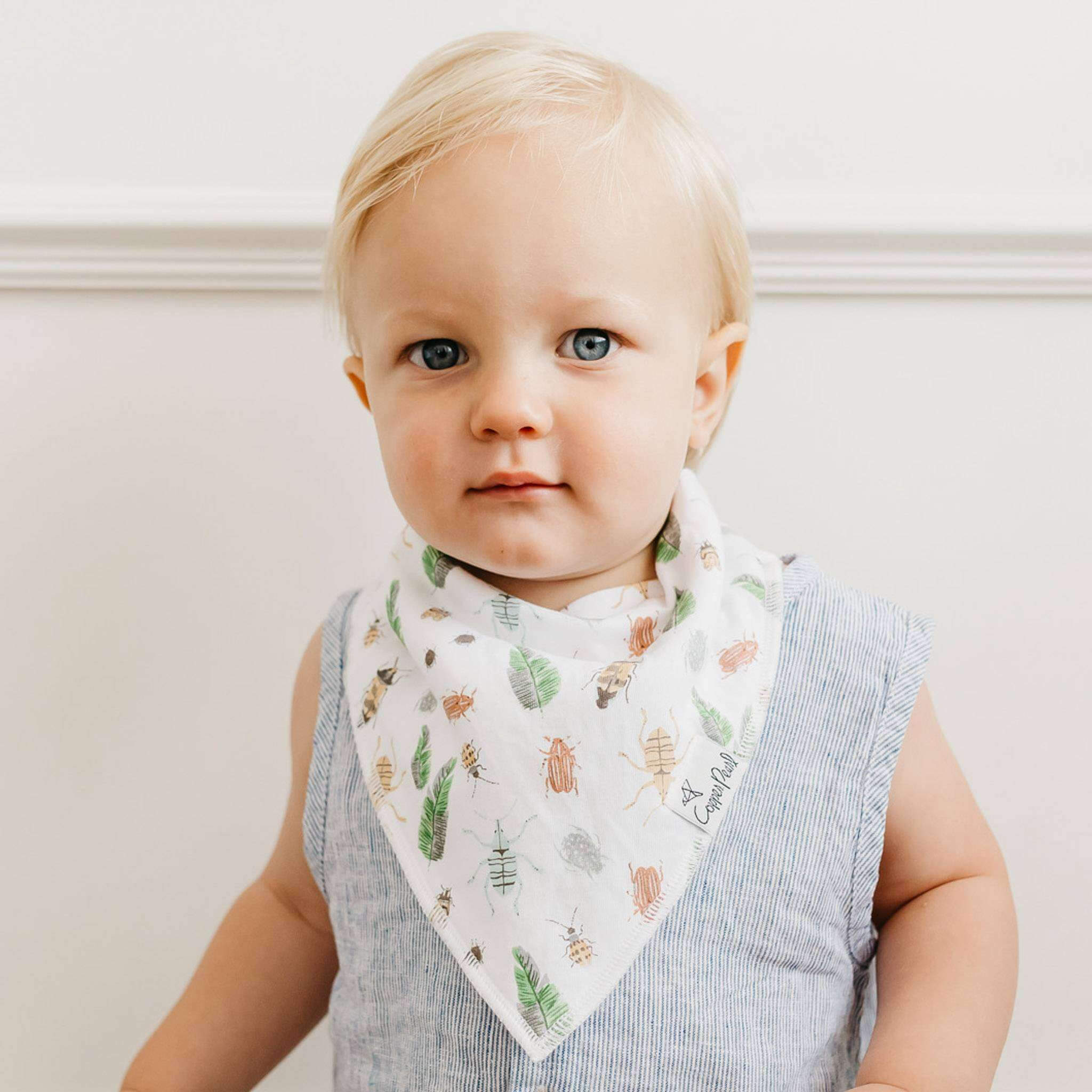 BABY BANDANA BIBS - PEANUT