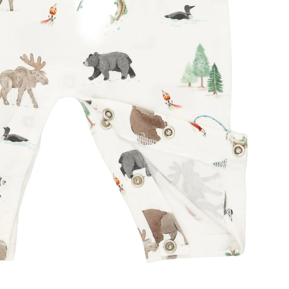 POLO ROMPER - NORTHERN WOODLAND ANIMALS