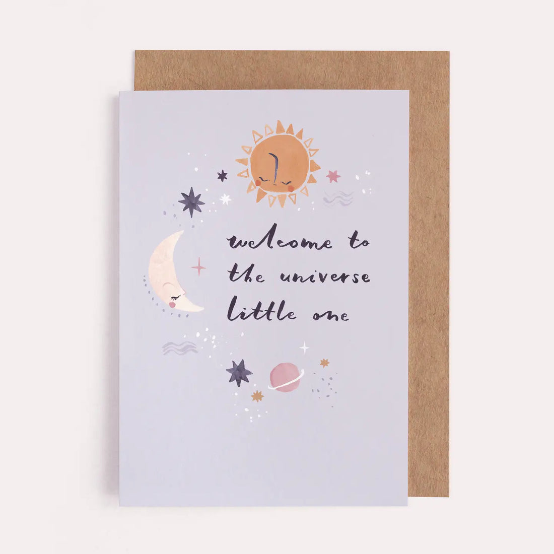UNIVERSE NEW BABY CARD