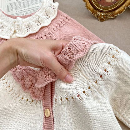 EMBROIDERED LONG-SLEEVED CARDIGAN