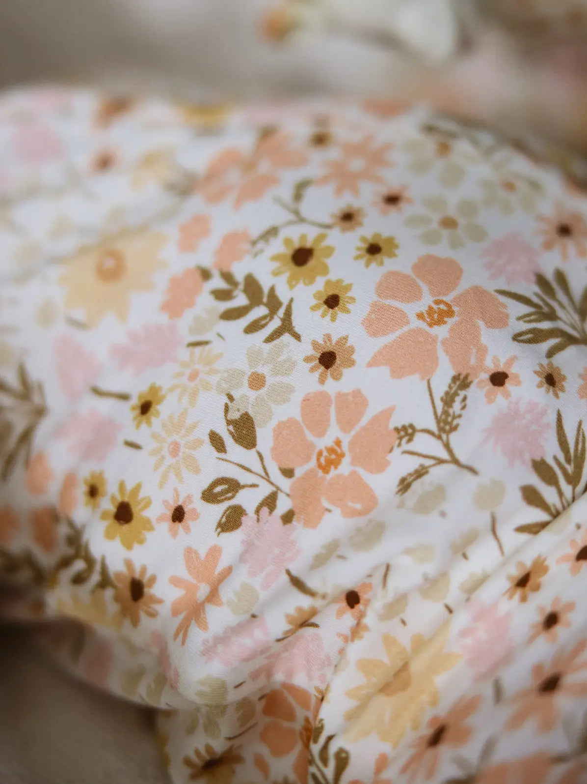 FLOWER FIELDS ZIP PAJAMAS