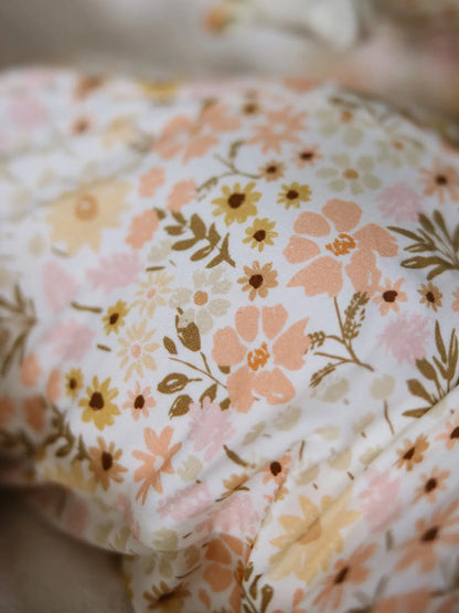FLOWER FIELDS ZIP PAJAMAS