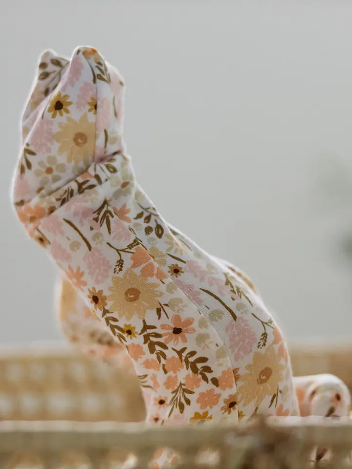 FLOWER FIELDS ZIP PAJAMAS