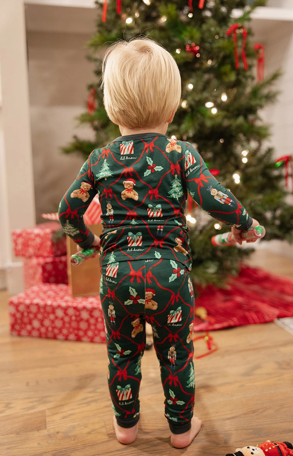 BEAR-Y CHRISTMAS TWO PEICE BAMBOO PAJAMAS