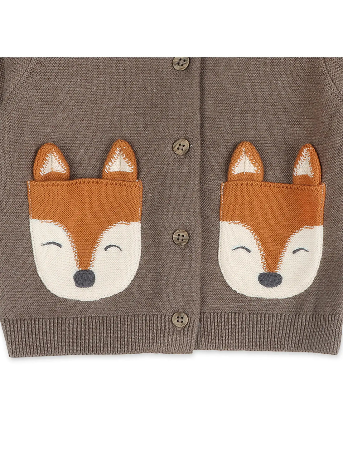 FOX POCKET KNIT CARDIGAN