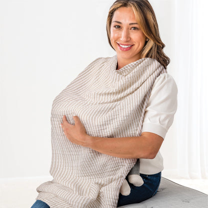 BREASTFEEDING BOSS - CHAI STRIPES