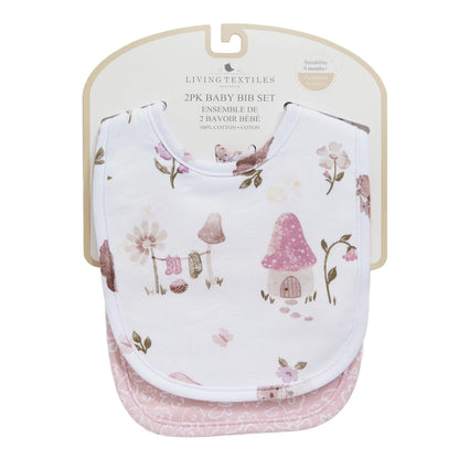 MUSHROOM HOUSE BIB - 2 PACK