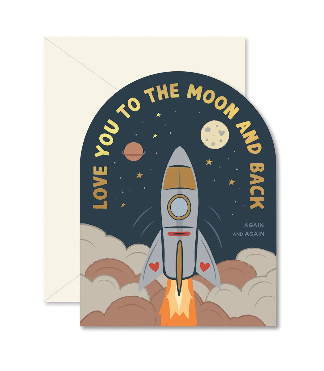 ROCKET LOVE GREETING CARD