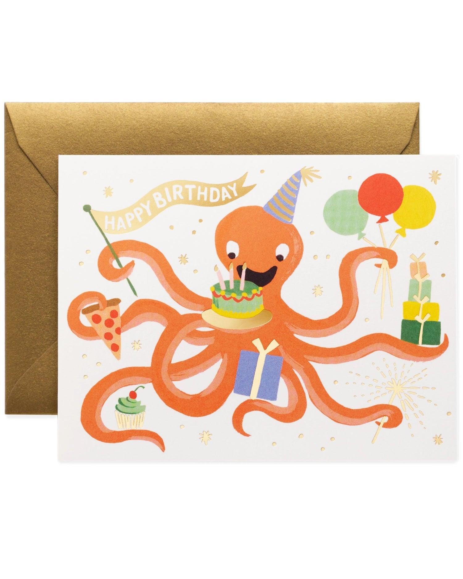 OCTOPUS BDAY - CARD