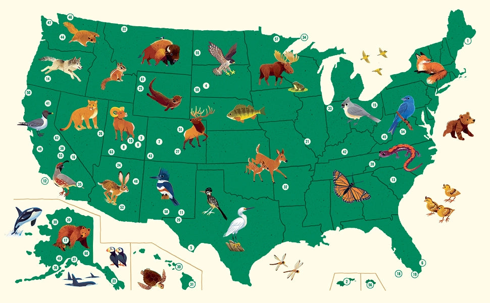 ANIMALS OF THE NATIONAL PARKS BOOK