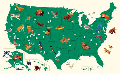 ANIMALS OF THE NATIONAL PARKS BOOK