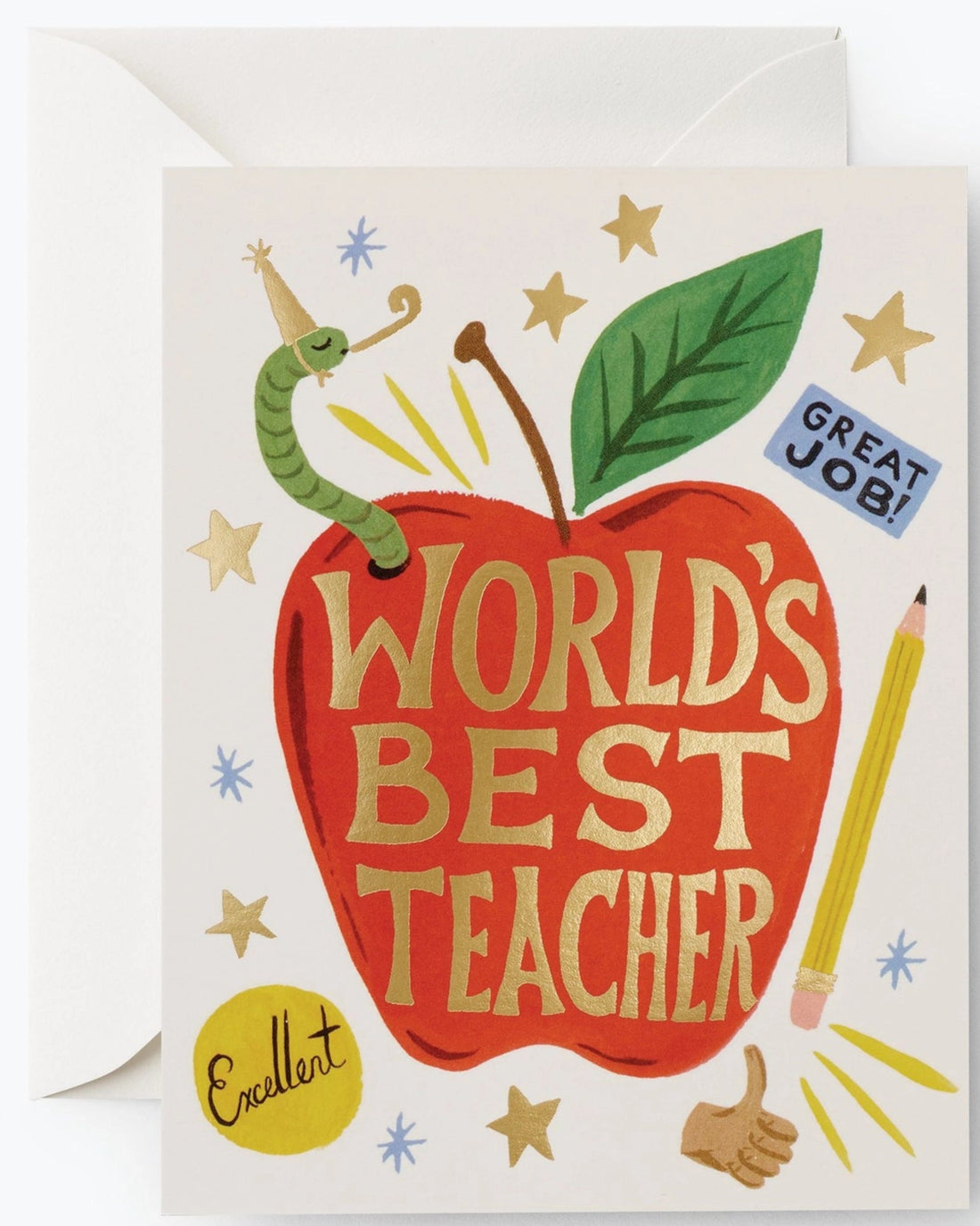 WOLDS BEST TEACHER - CARD