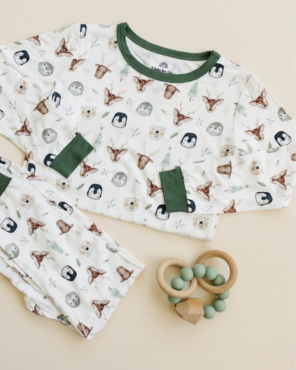 CHRISTMAS REINDEER 2 PEICE - BAMBOO PJ SET