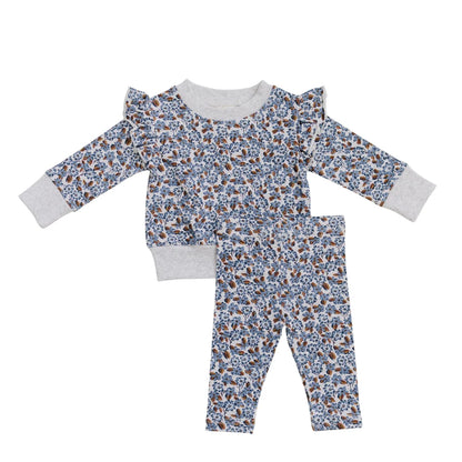 BLUE MEADOW RUFFLE SET