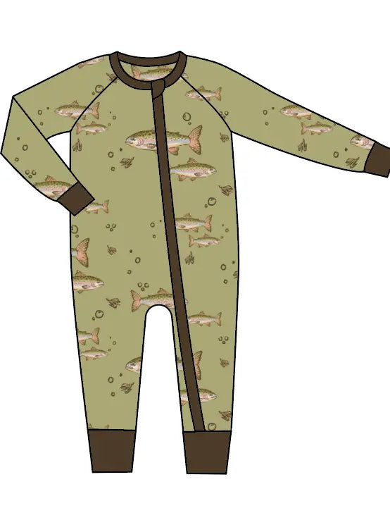 UP NORTH TROUT BAMBOO ONE PIECE