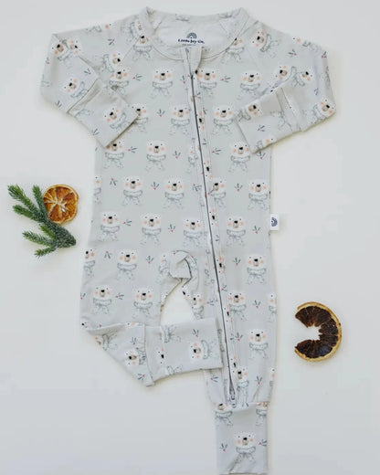 POLAR BEAR - BAMBOO ONESIE