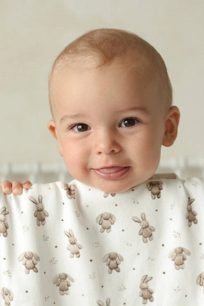 BUNNY SHADOW ORGANIC COTTON BLANKET
