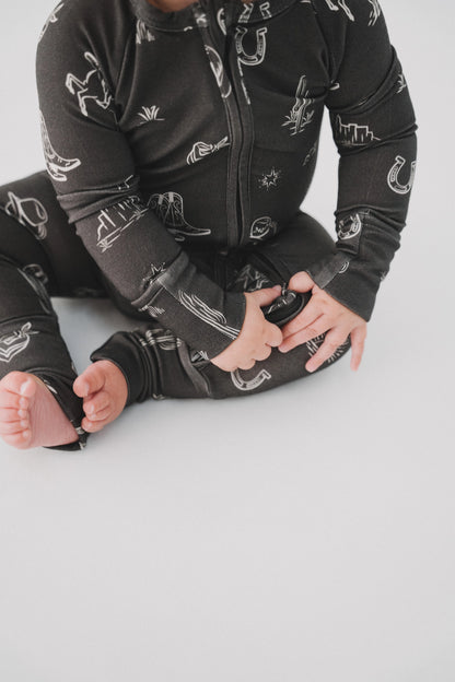 WESTERN ZIPPE ROMPER