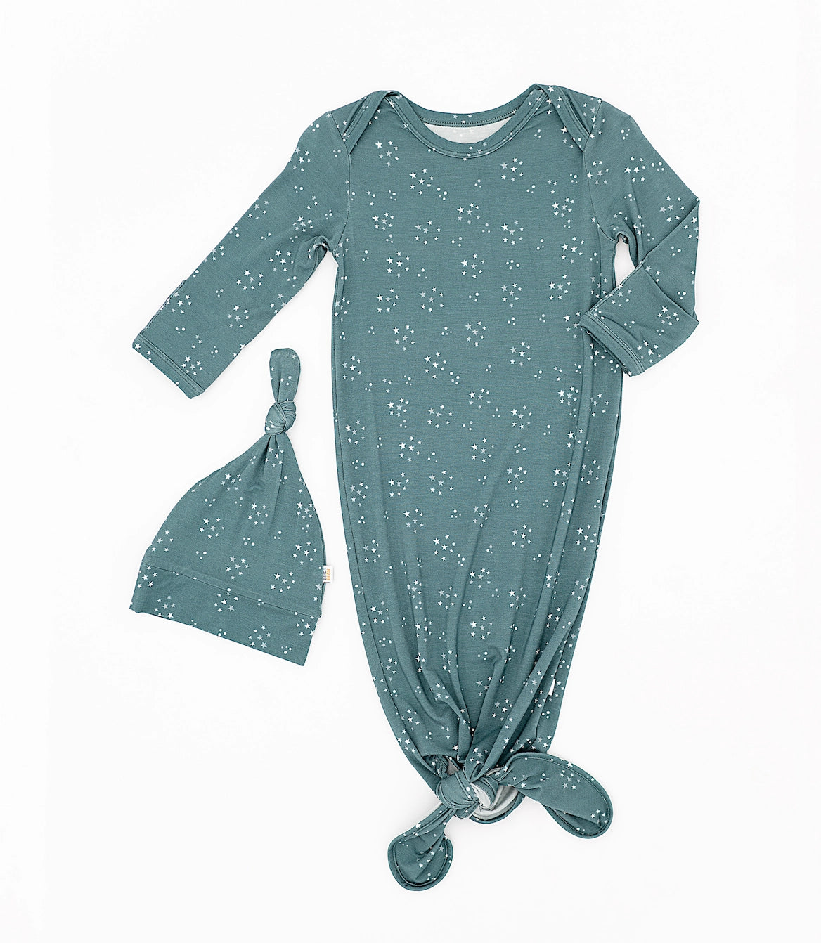 STARLIT SKY KNOTTED GOWN + HAT SET