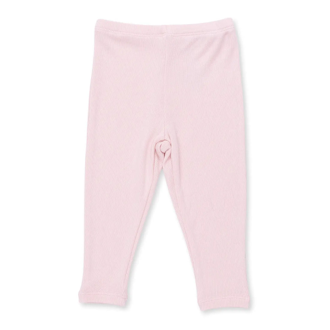 SOLID VEILED PINK RIB LEGGING
