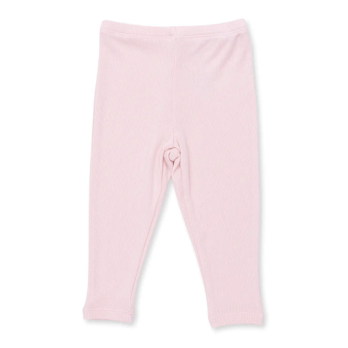 SOLID VEILED PINK RIB LEGGING