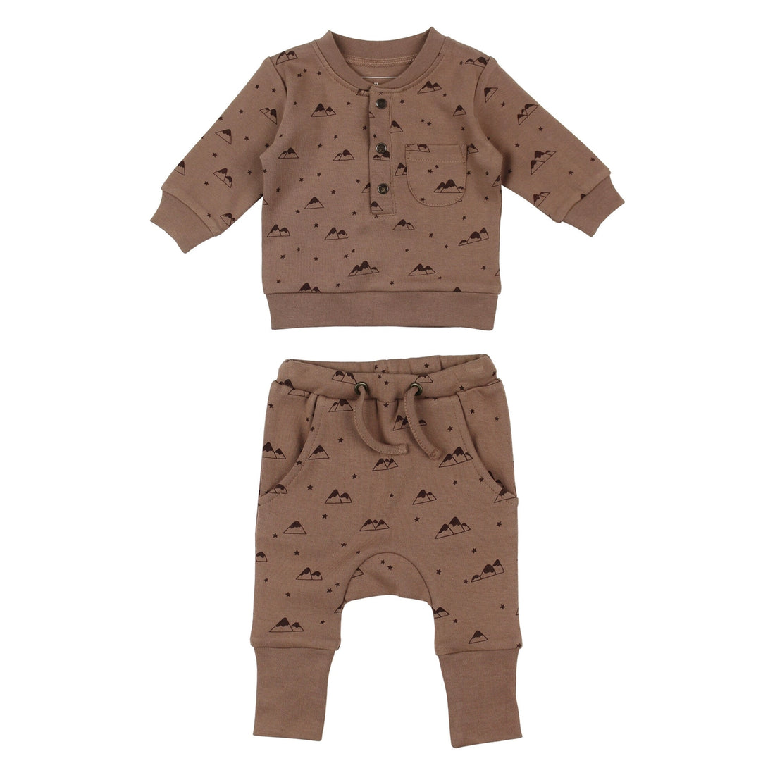 LATTE MOUNTAIN HENLEY &amp; JOGGER SET