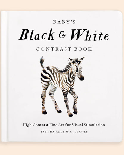 BLACK AND WHITE CONTRAST BOOK FOR BABY