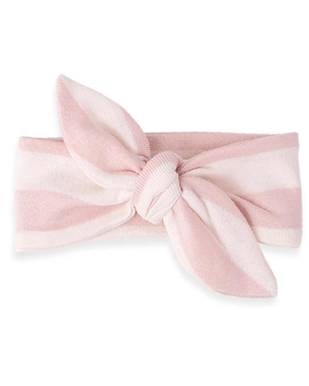 PINK STRIPE COTTON HEADBAND