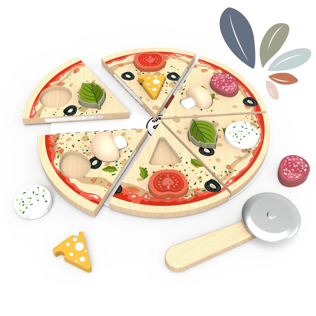WOODEN PIZZA PUZZLE