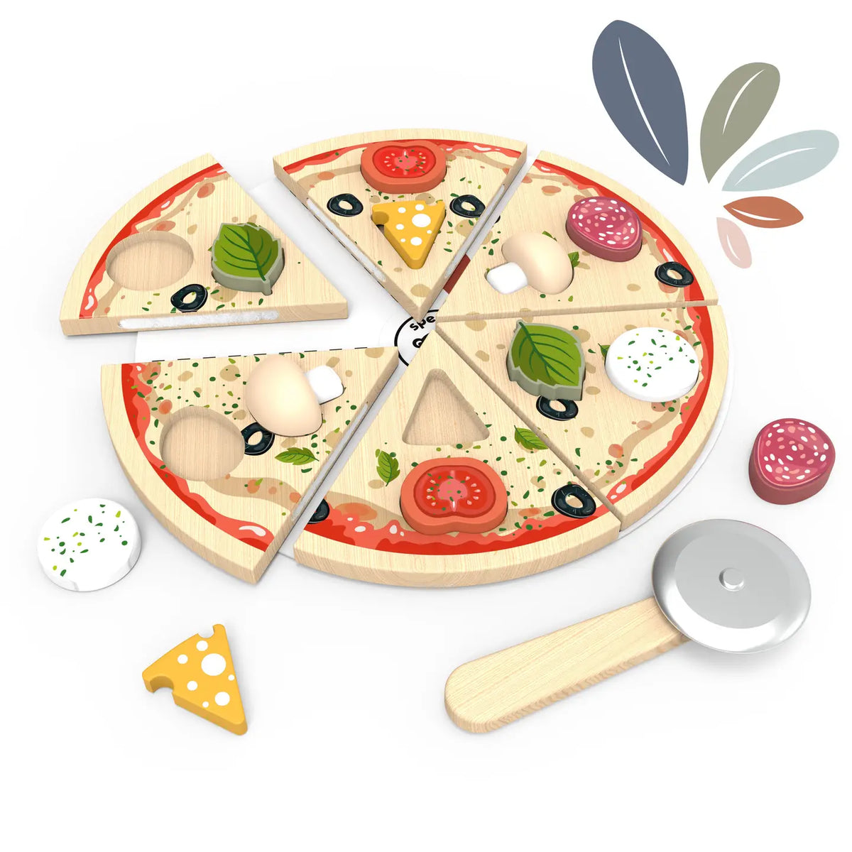 WOODEN PIZZA PUZZLE