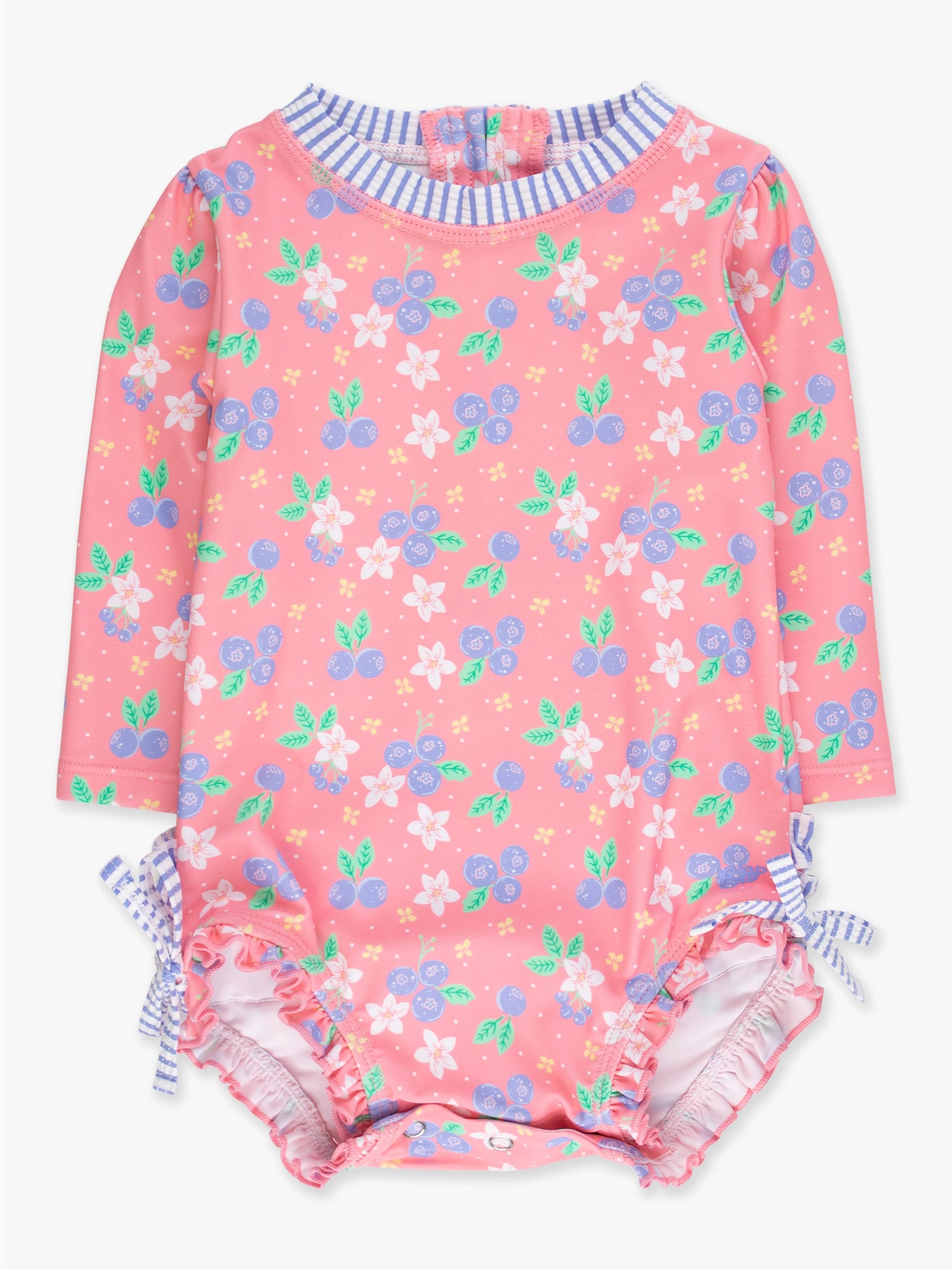BLUEBERRY BLISS LONG SLEEVE RASH GUARD