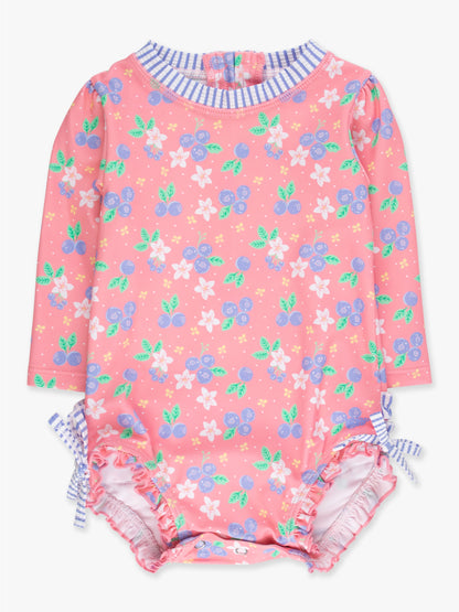BLUEBERRY BLISS LONG SLEEVE RASH GUARD