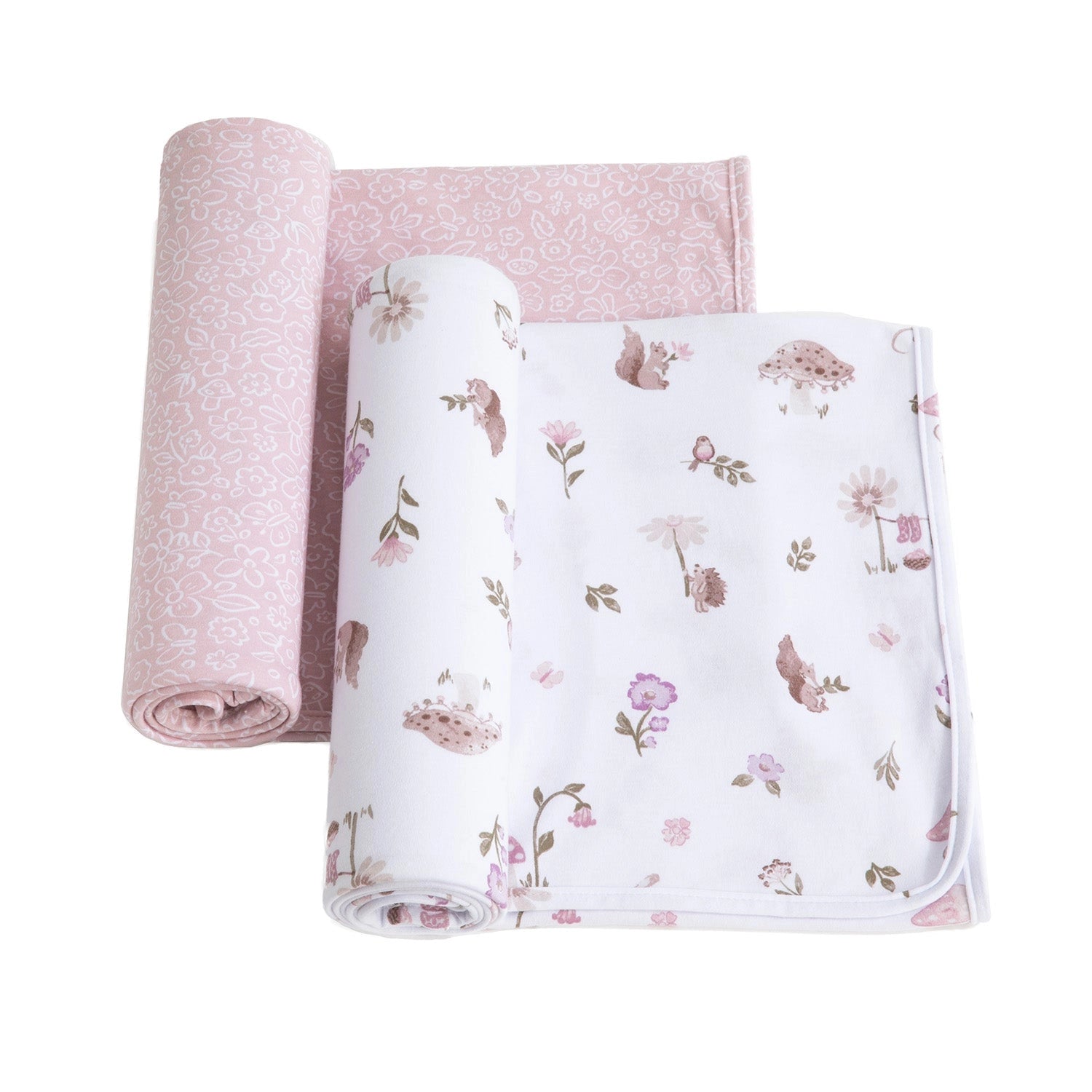 MUSHROOM HOUSE JERSEY SWADDLE - 2 PACK