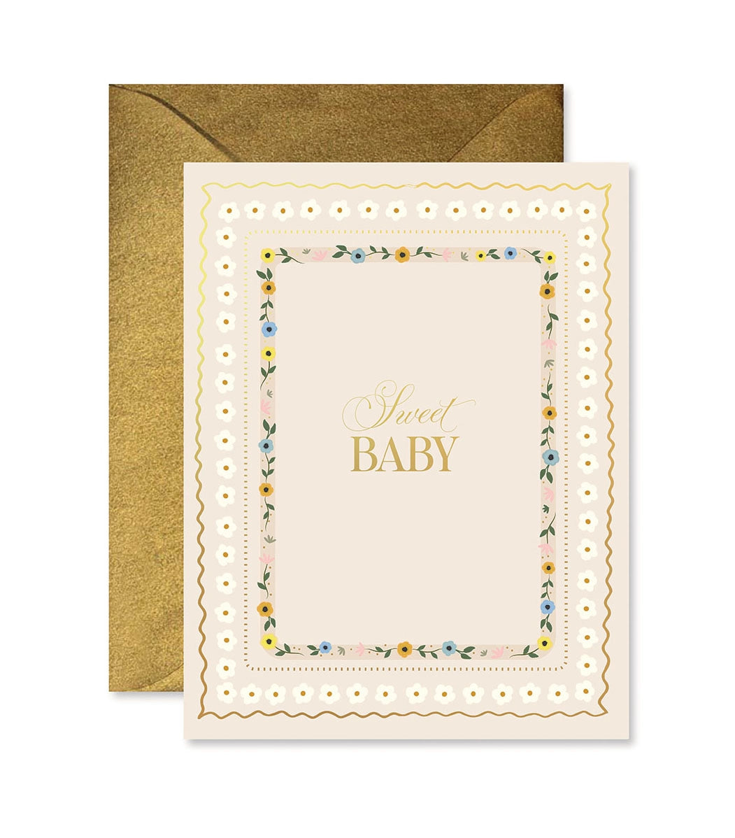 SWEET BABY ALBUM GREETING CARD