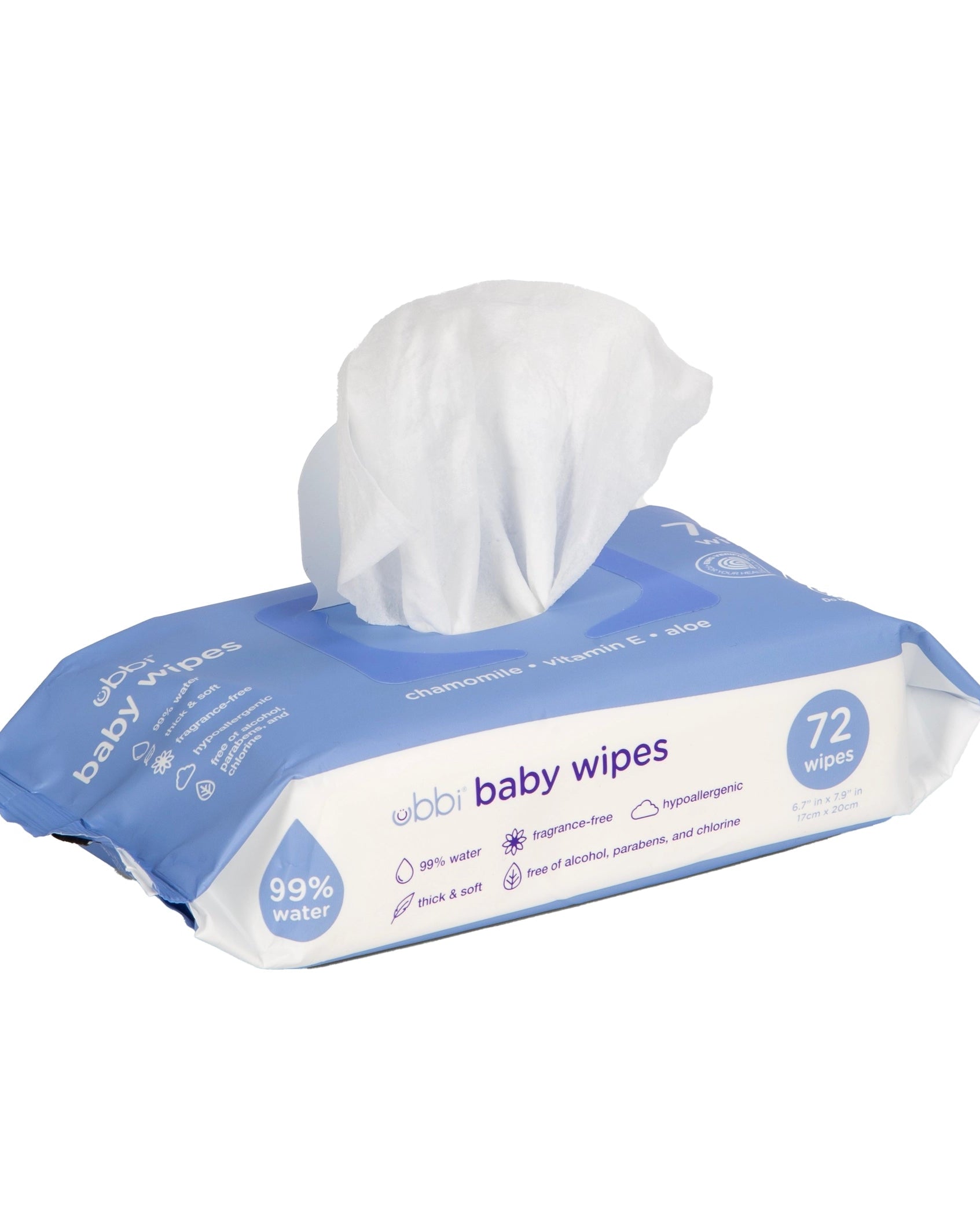 FRAGRANCE FREE WIPES - 1 PACK