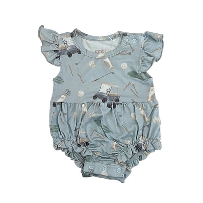 GOLF BAMBOO RUFFLE ROMPER