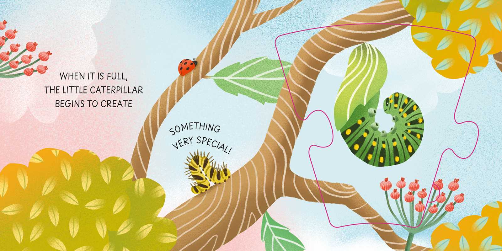 BECOMING A BUTTERFLY - GROW-A-PUZZLE BOOK