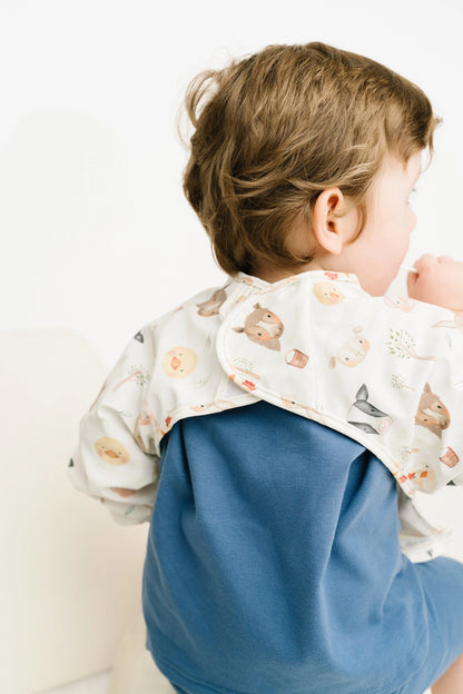FARM FRIENDS LONG SLEEVE BIB