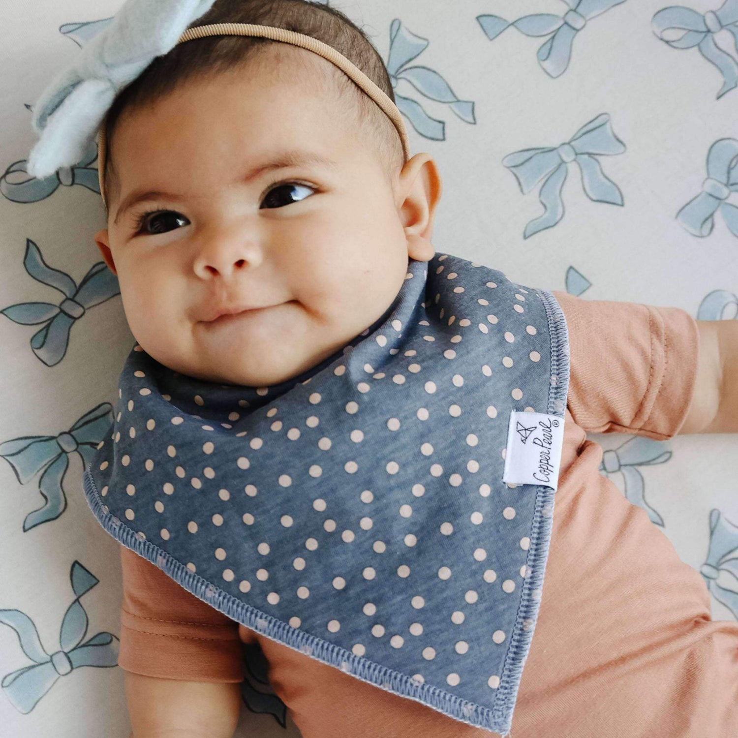 BABY BANDANA BIBS - GEMMA IN TAN