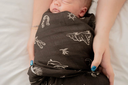WESTERN MUSLIN SWADDLE